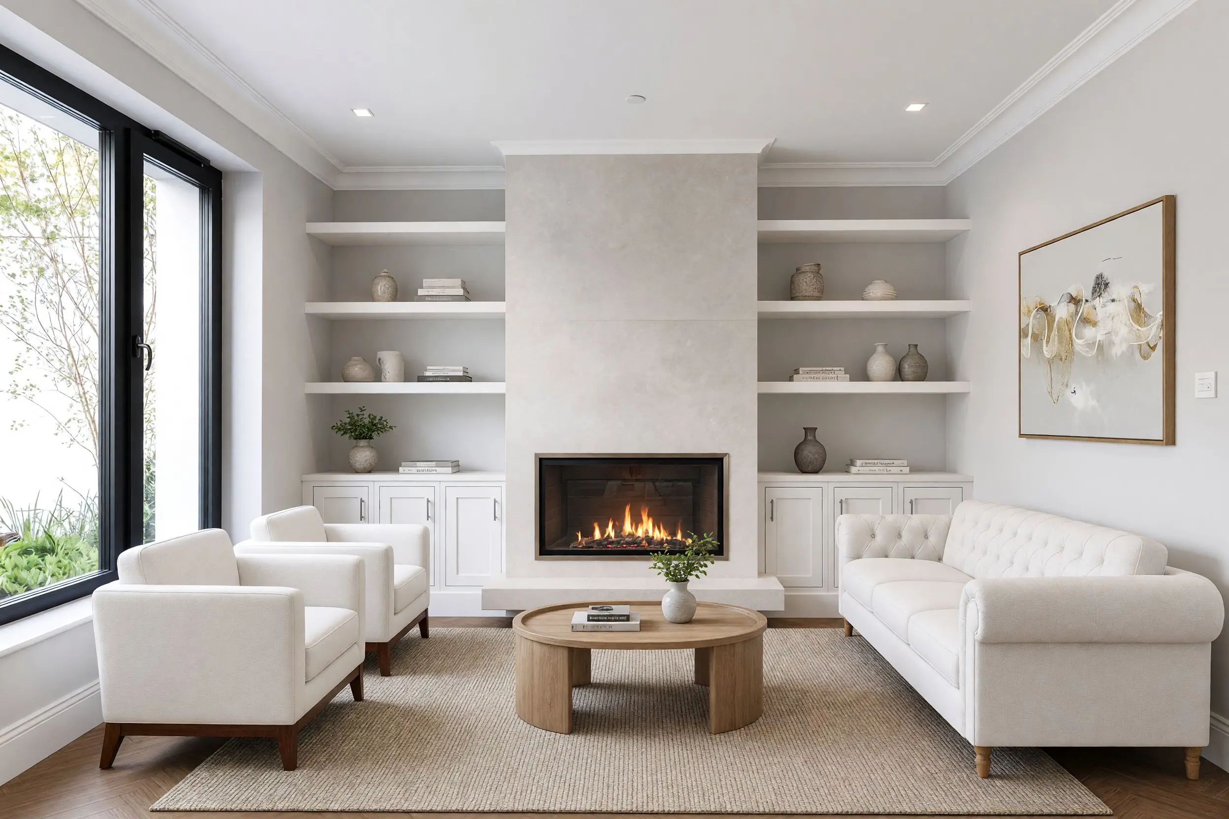 Actual visualizer result with sample catalog products placed in a shopper's space